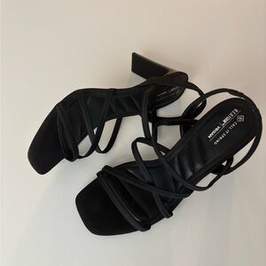 Call It Spring | “Jazz” Strappy Black Heels | Size 7.5